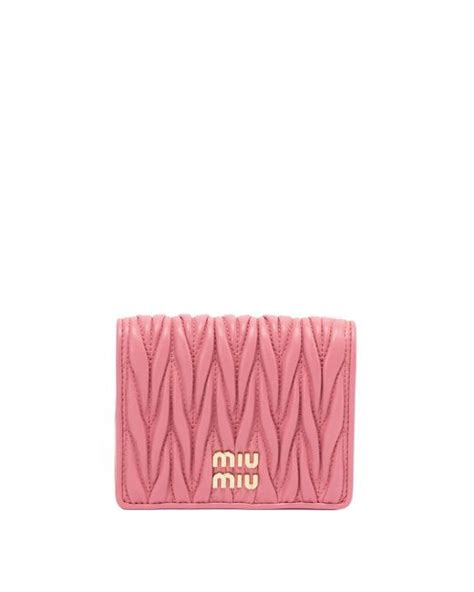 miu miu small leather wallet